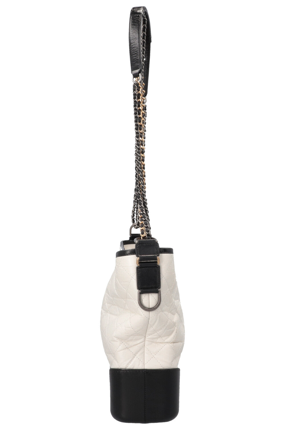 CHANEL Large Gabrielle Bag Leather White