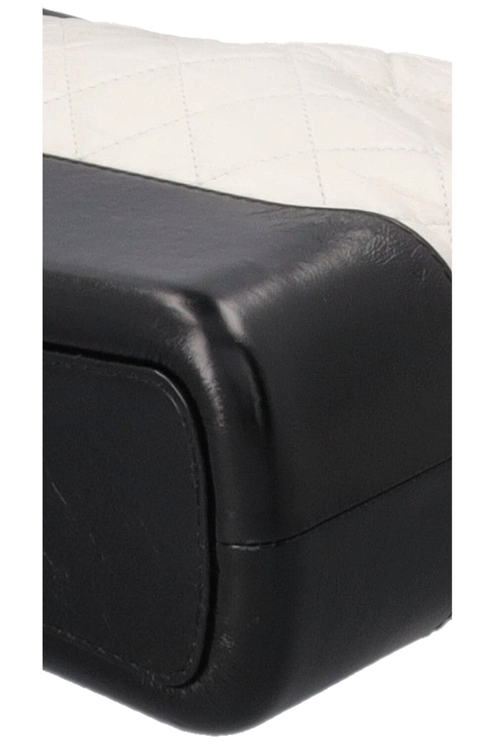 CHANEL Large Gabrielle Bag Leather White