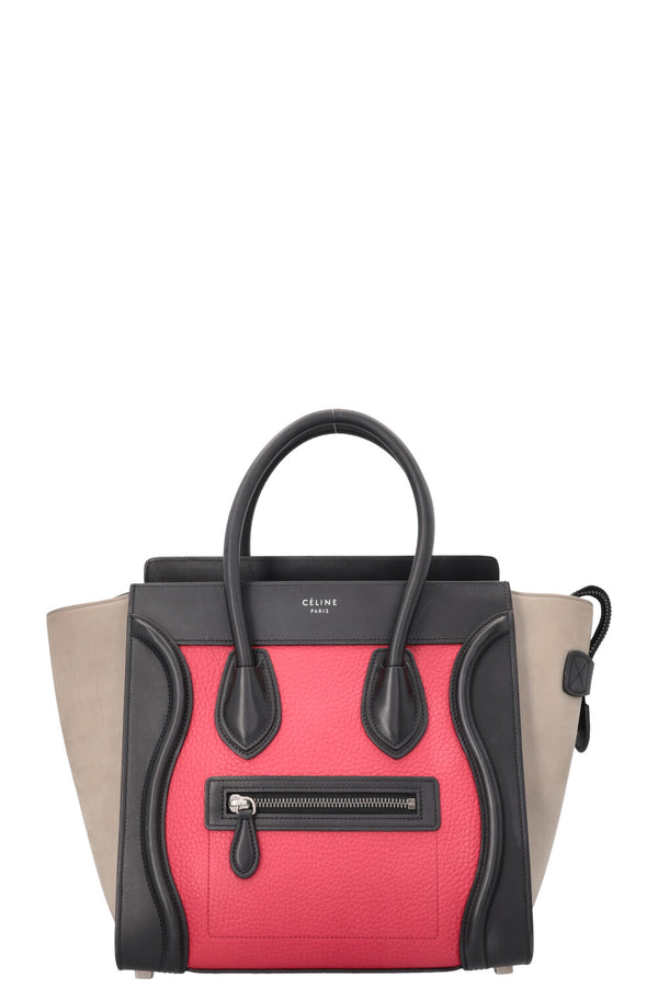 CÉLINE Micro Luggage Handbag Tricolor