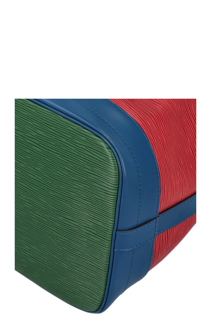 LOUIS VUITTON Grand Sac Noé Epi Tricolor Red Blue Green
