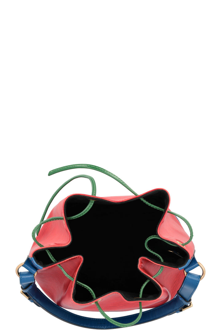 LOUIS VUITTON Grand Sac Noé Epi Tricolor Red Blue Green
