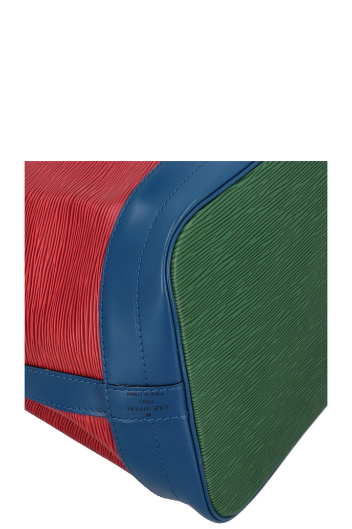 LOUIS VUITTON Grand Sac Noé Epi Tricolor Red Blue Green