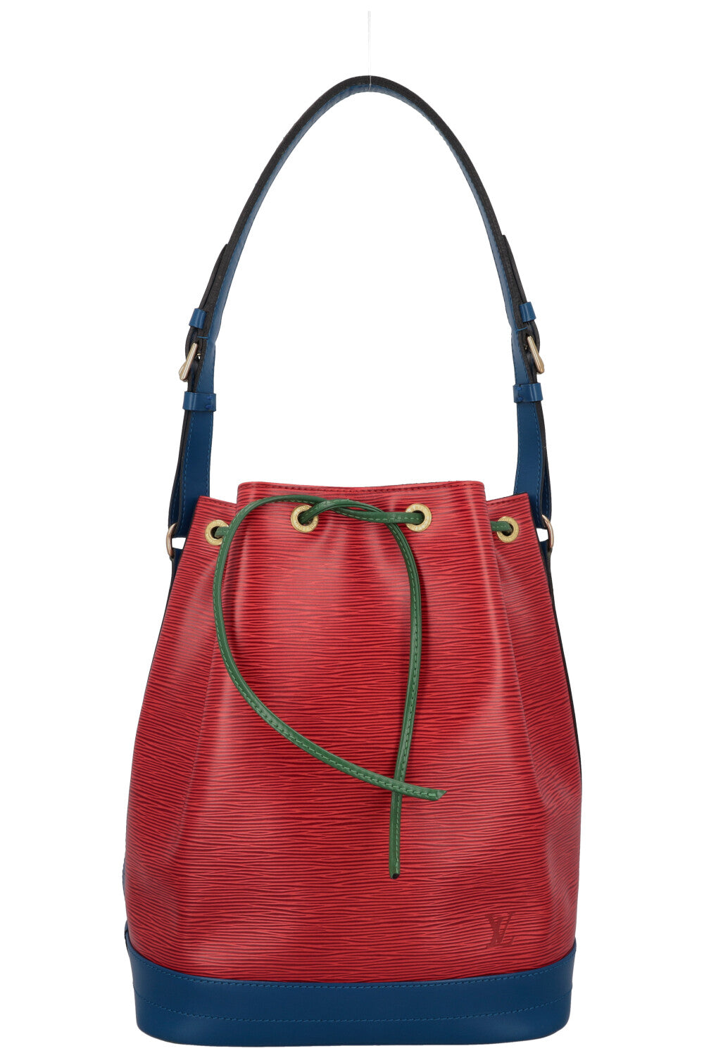 LOUIS VUITTON Grand Sac Noé Epi Tricolor Red Blue Green