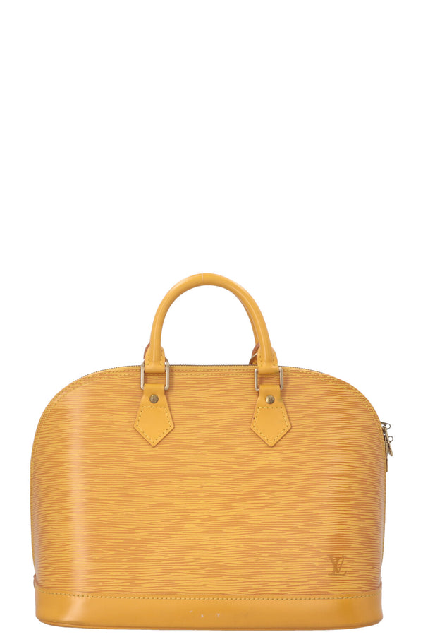 LOUIS VUITTON Alma PM Hand Bag Epi Yellow
