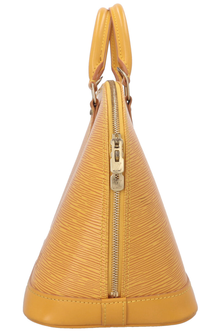 LOUIS VUITTON Alma PM Hand Bag Epi Yellow