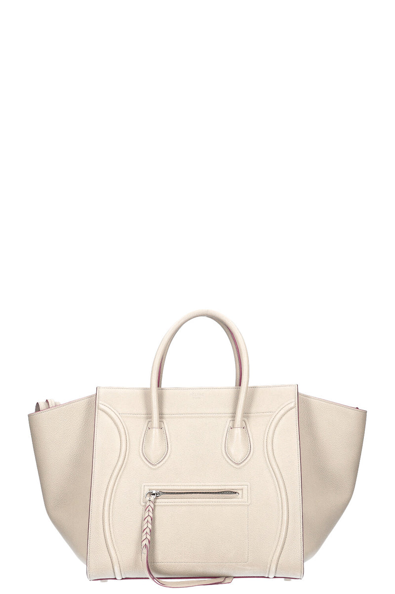 CÉLINE Phantom Luggage Bag Fuchsia Grey