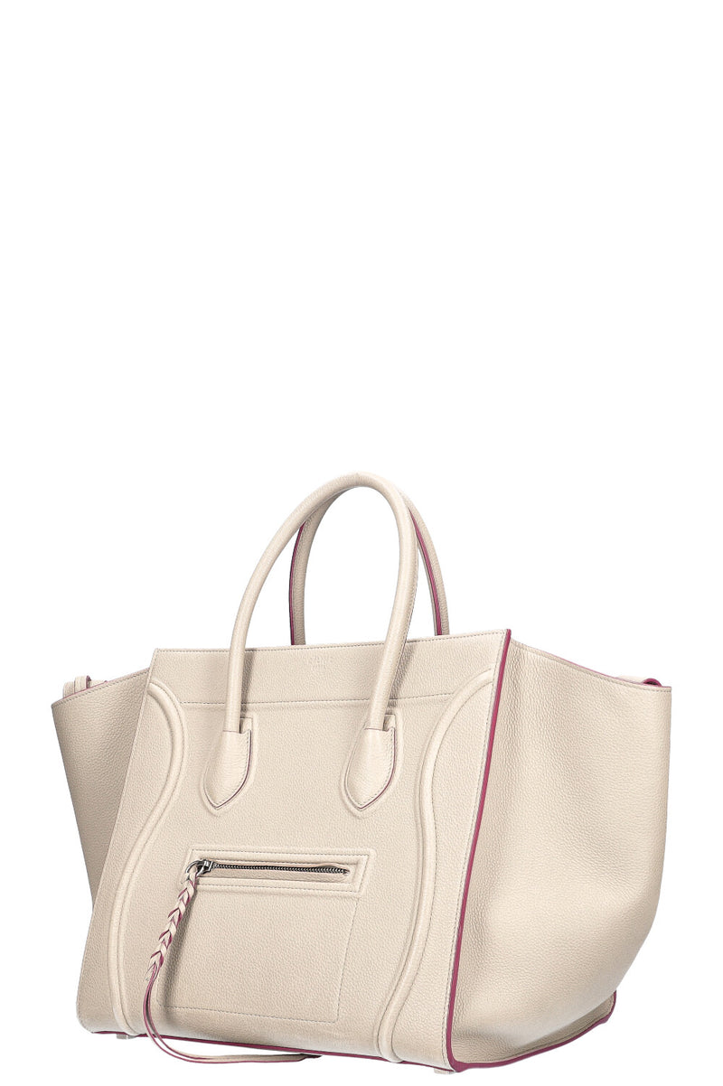 CÉLINE Phantom Luggage Bag Fuchsia Grey