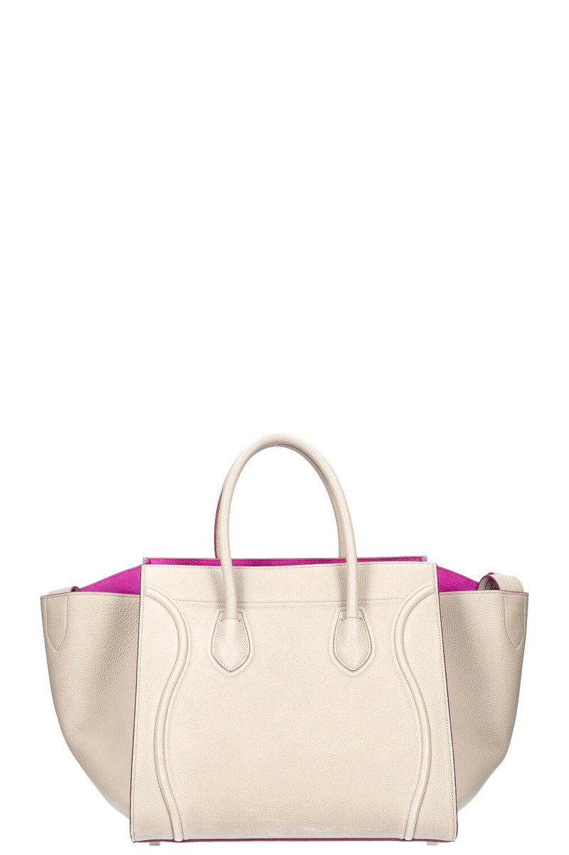 CÉLINE Phantom Luggage Bag Fuchsia Grey