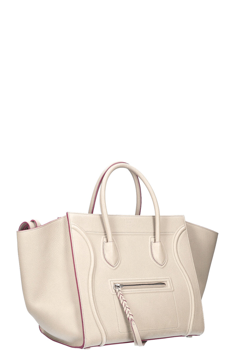 CÉLINE Phantom Luggage Bag Fuchsia Grey