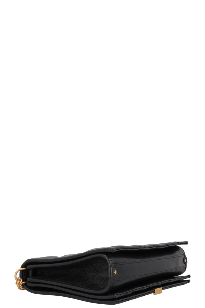 SAINT LAURENT Sac bandoulière Becky matelassé Noir