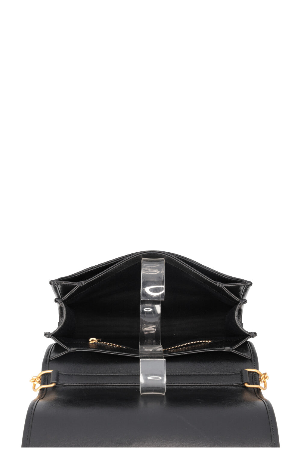 SAINT LAURENT Sac bandoulière Becky matelassé Noir