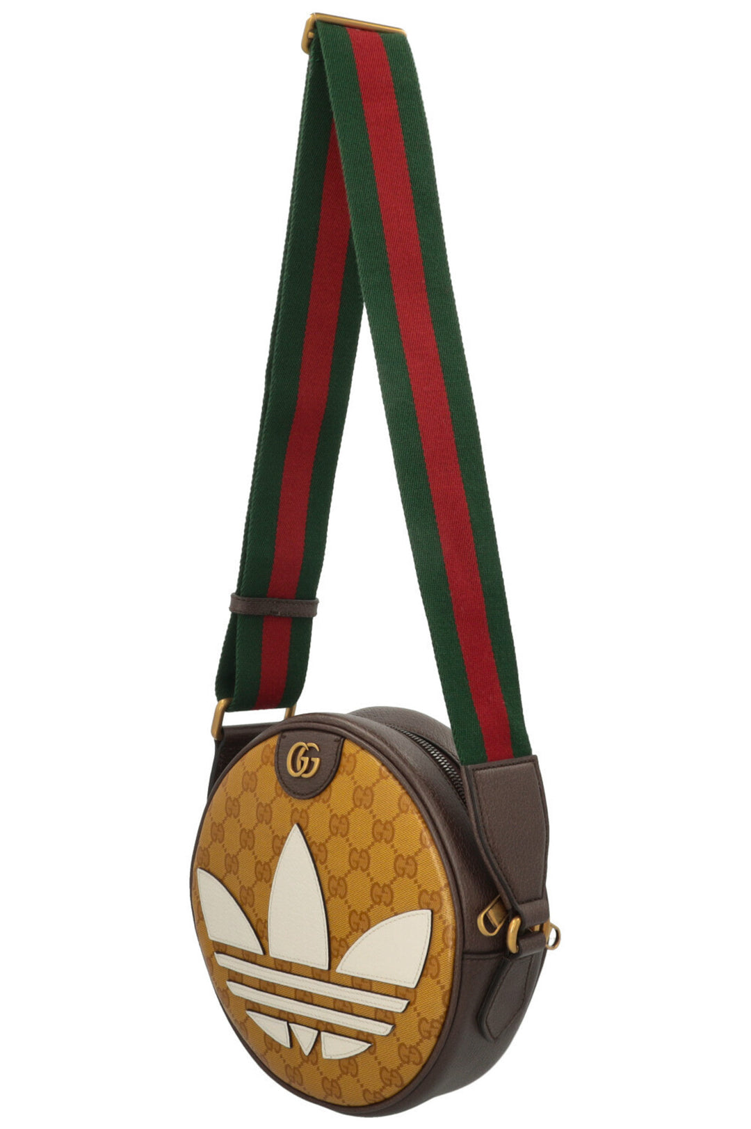 Sac bandoulière rond GUCCI x Adidas Ophidia jaune suprême