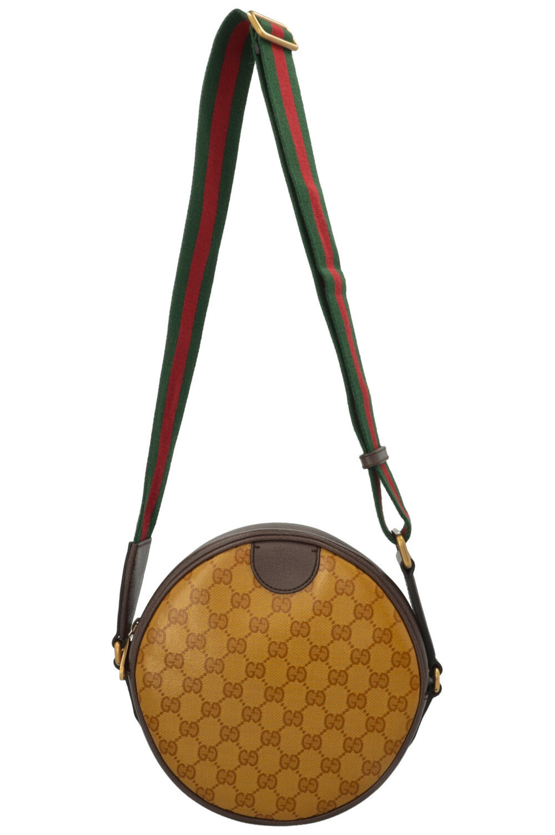 Sac bandoulière rond GUCCI x Adidas Ophidia jaune suprême