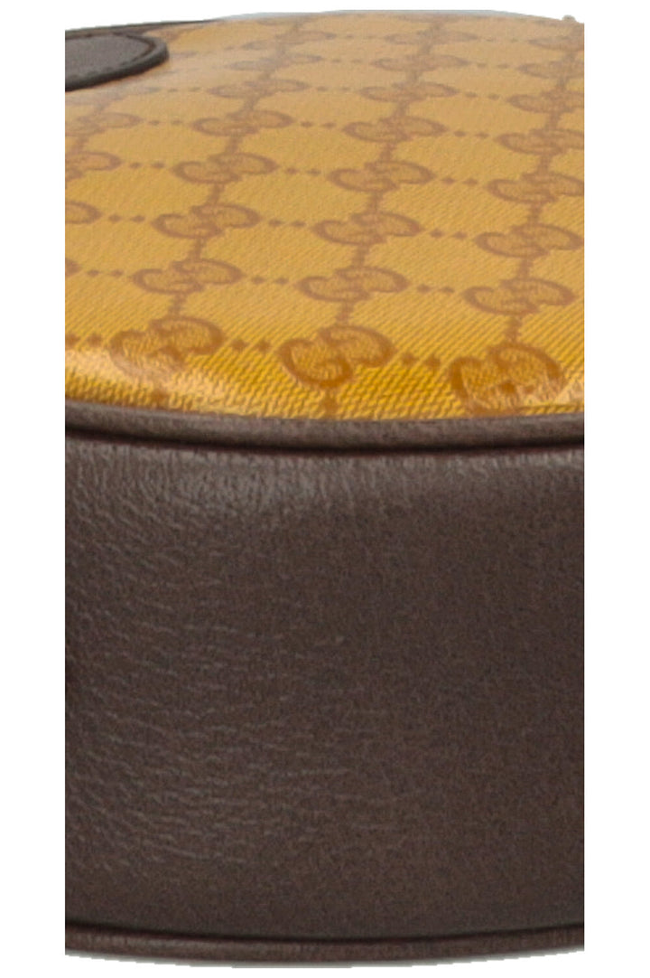 Sac bandoulière rond GUCCI x Adidas Ophidia jaune suprême