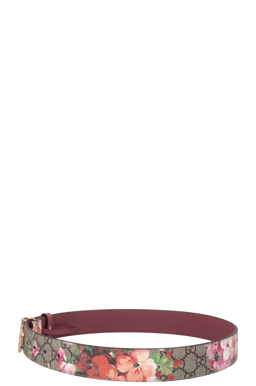 GUCCI Ceinture entrelacée GG Floral Suprême Toile