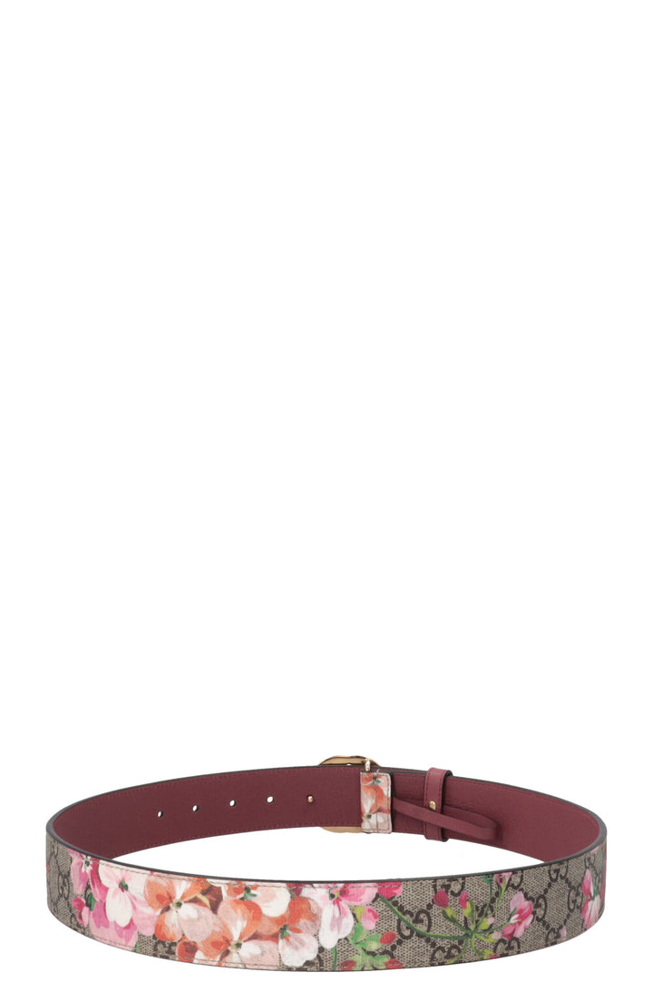 GUCCI Ceinture entrelacée GG Floral Suprême Toile