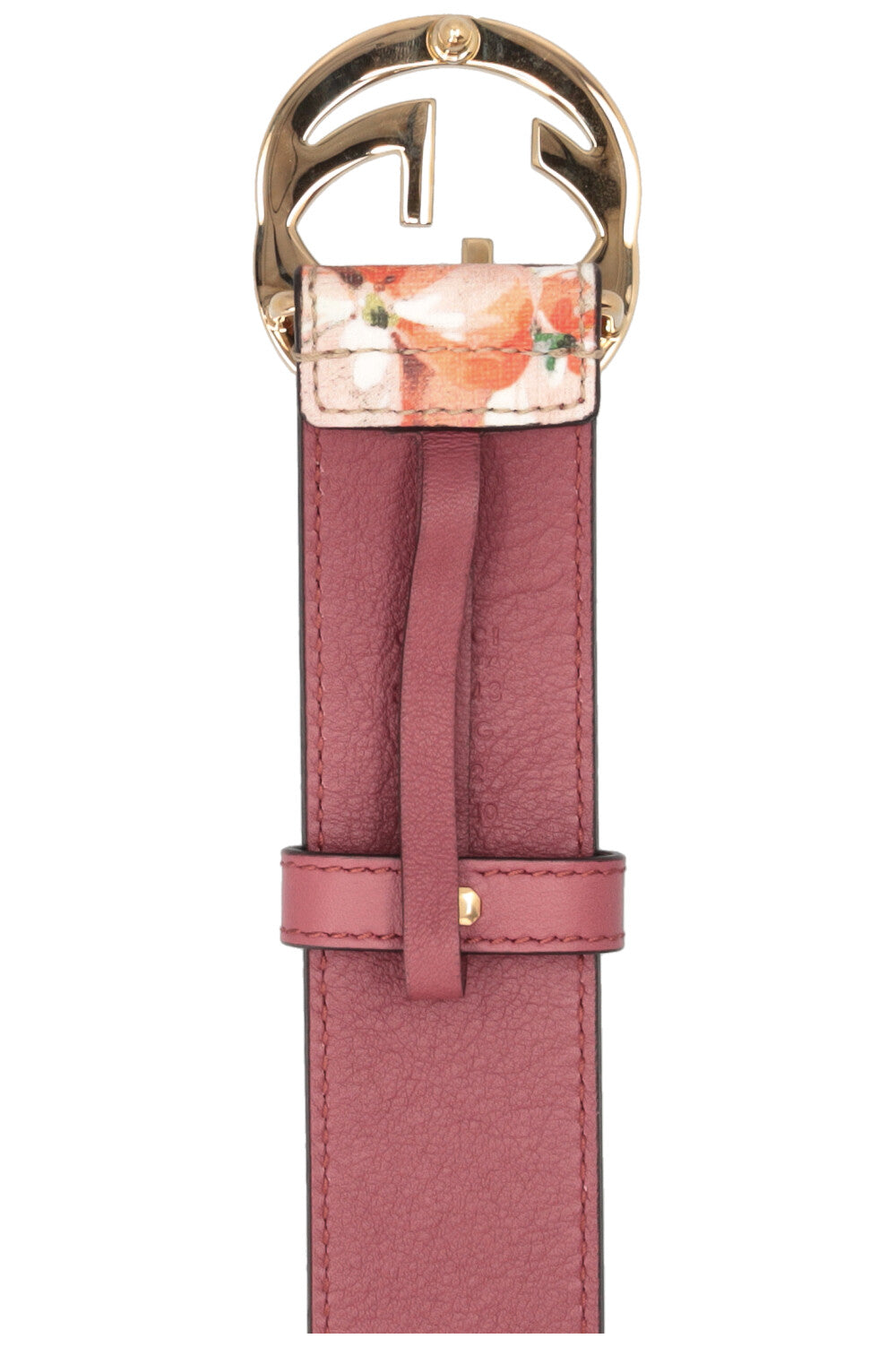 GUCCI Ceinture entrelacée GG Floral Suprême Toile