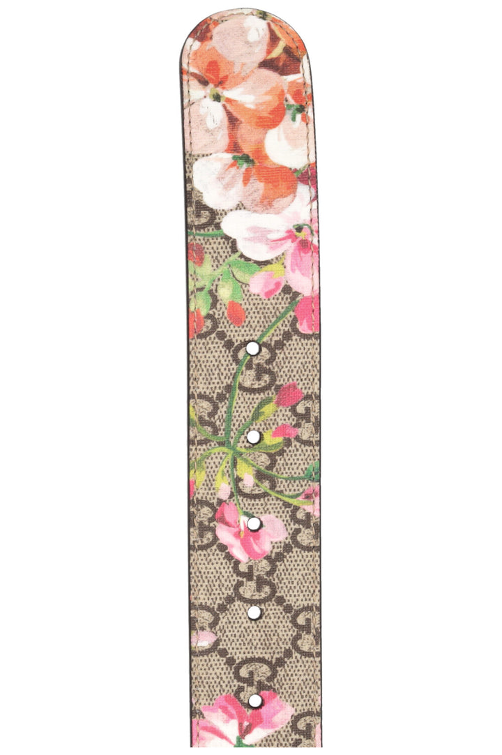 GUCCI Ceinture entrelacée GG Floral Suprême Toile
