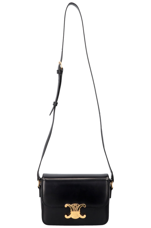 CELINE Teen Triomphe Bag Black