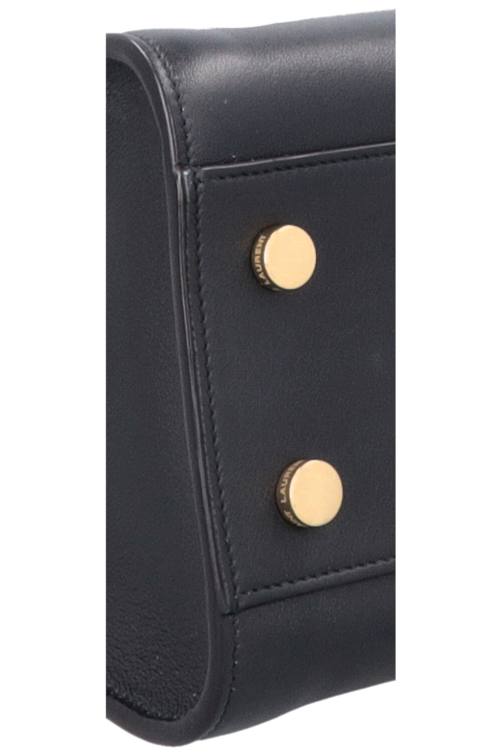 SAINT LAURENT Cabas Baby 2 Ways Top Handle Bag Navy