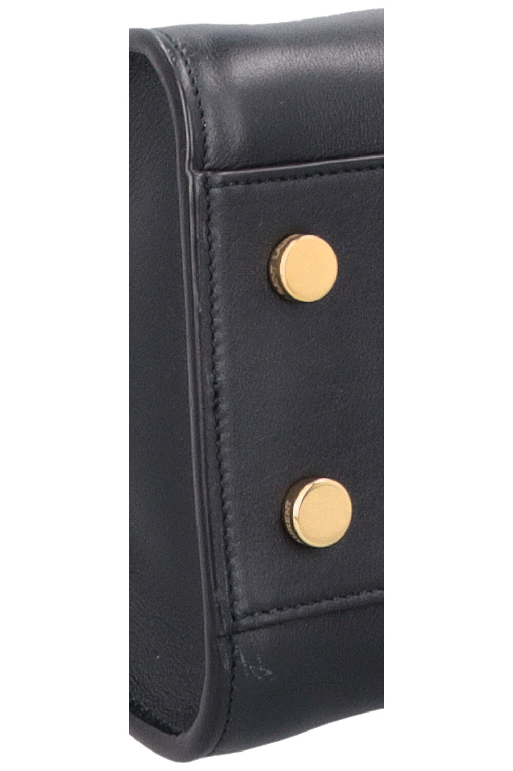 SAINT LAURENT Cabas Baby 2 Ways Top Handle Bag Navy