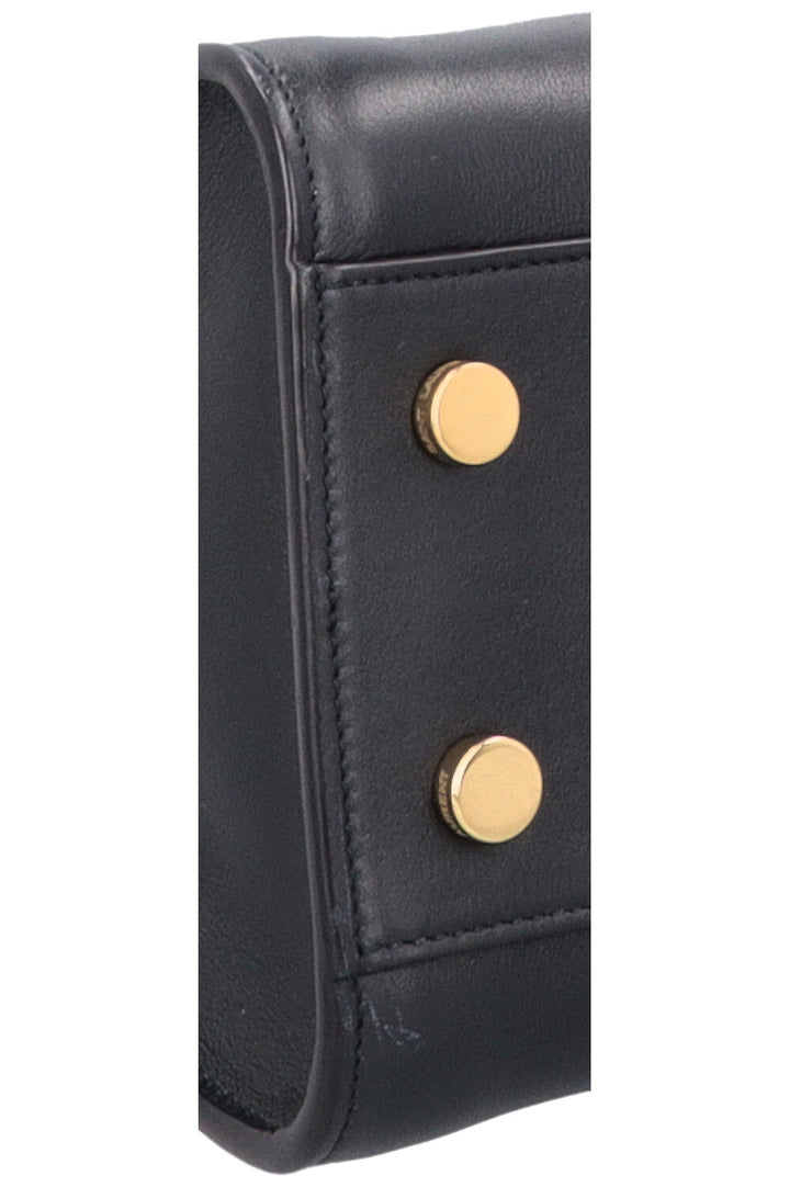 SAINT LAURENT Cabas Baby 2 Ways Top Handle Bag Navy