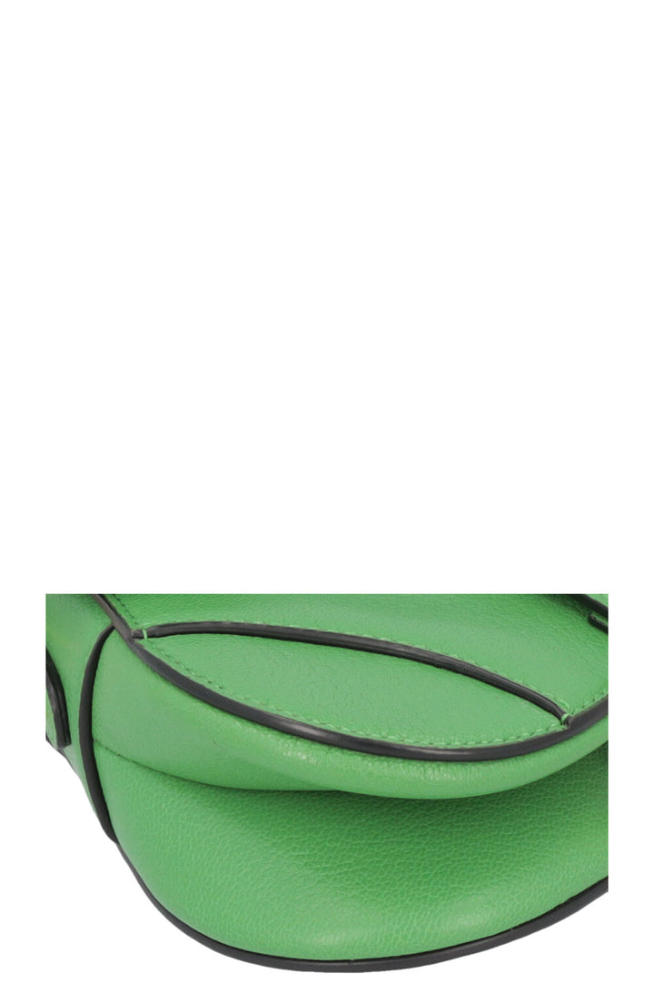 CHRISTIAN DIOR Micro Saddle Bag Green
