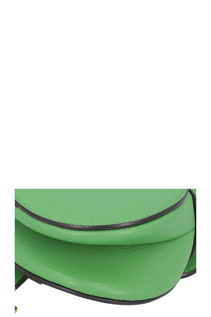 CHRISTIAN DIOR Micro Saddle Bag Green