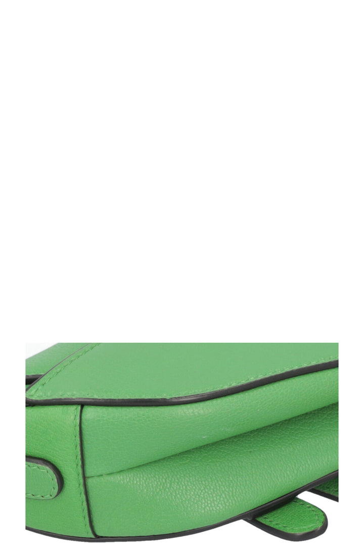 CHRISTIAN DIOR Micro Saddle Bag Green