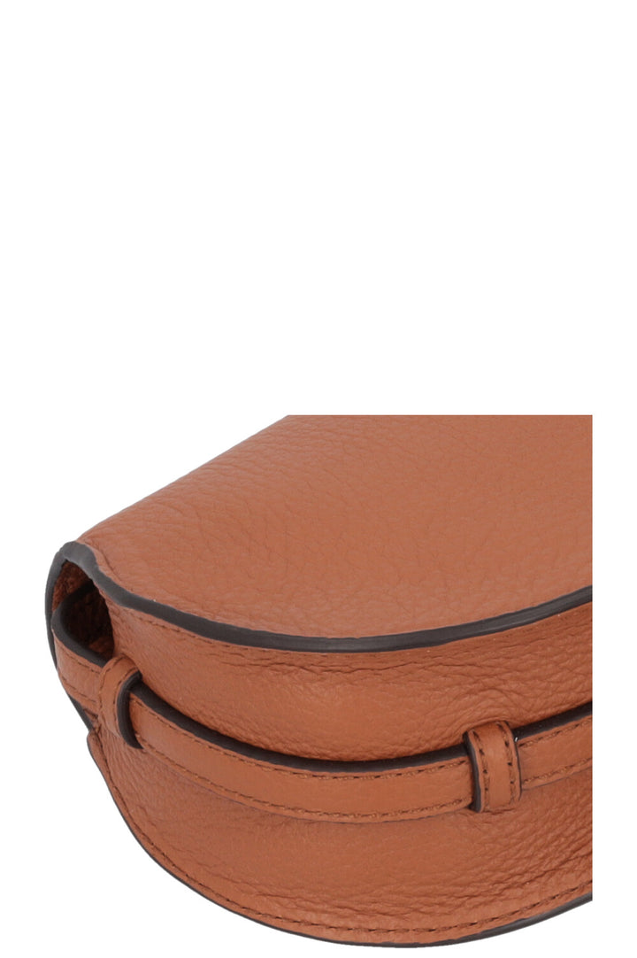 CHLOÉ Nano Marcie Crossbody Bag Leather Tan
