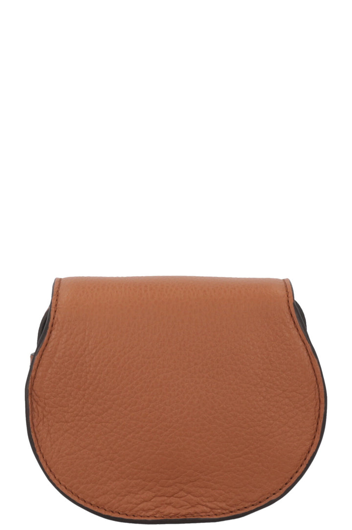 CHLOÉ Nano Marcie Crossbody Bag Leather Tan