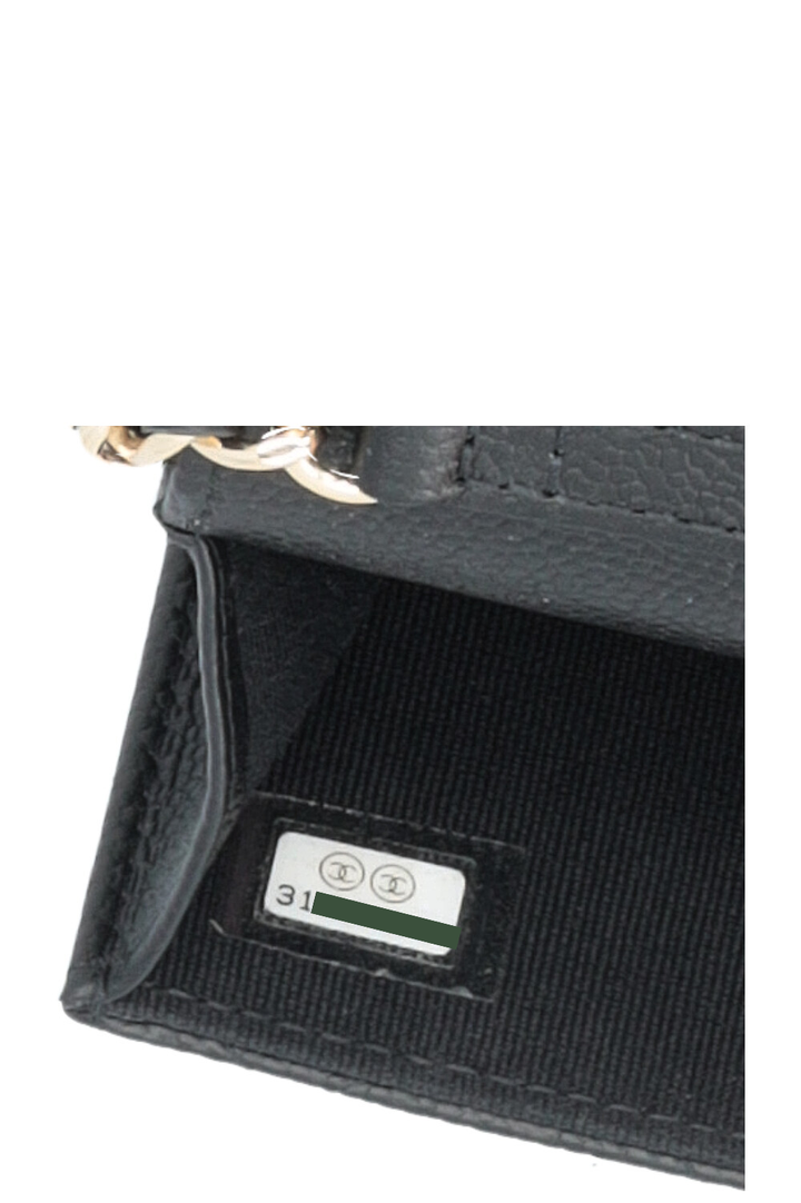 CHANEL Micro Classic Flap Bag Black Caviar