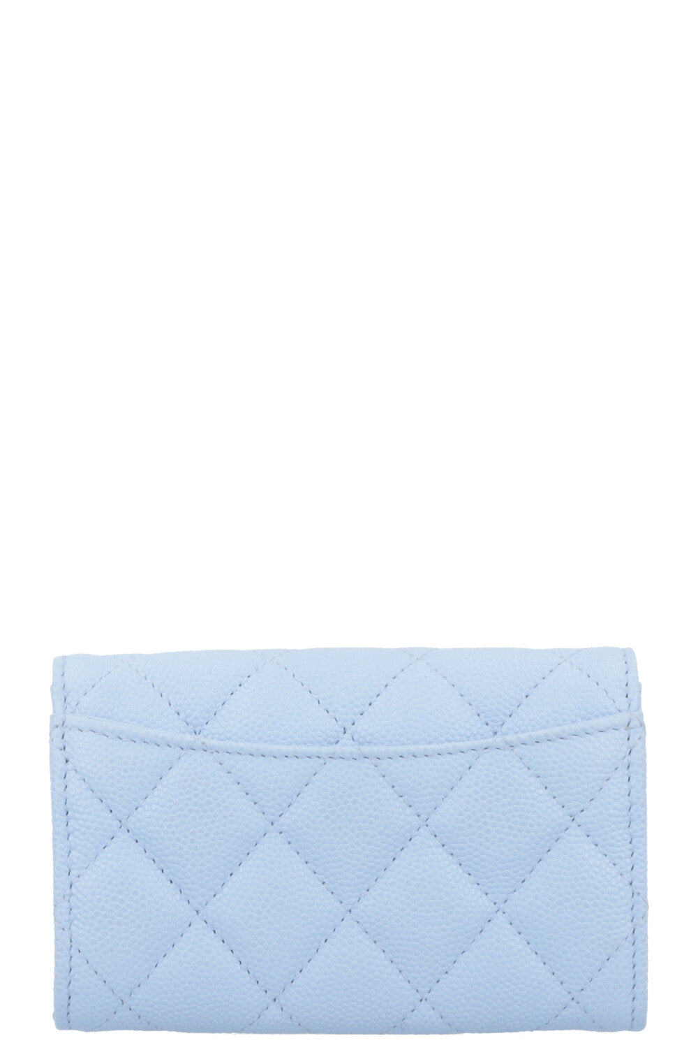 CHANEL Classic CC Wallet Blue Caviar