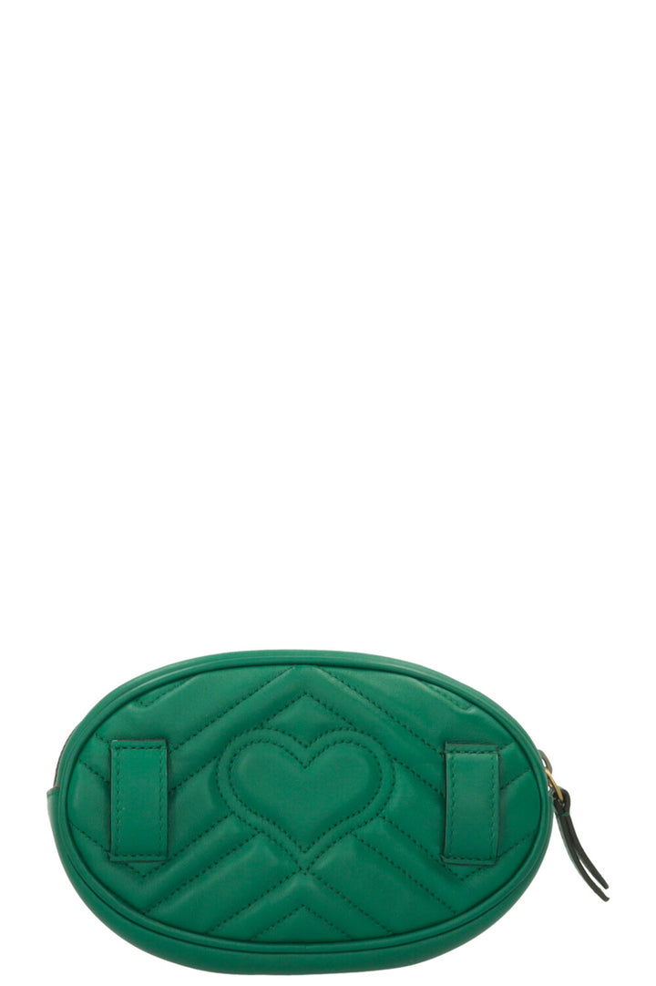 GUCCI GG Marmont Belt Bag Green