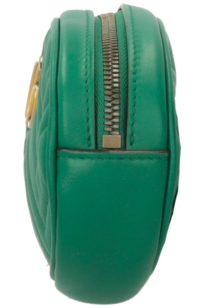 GUCCI GG Marmont Belt Bag Green