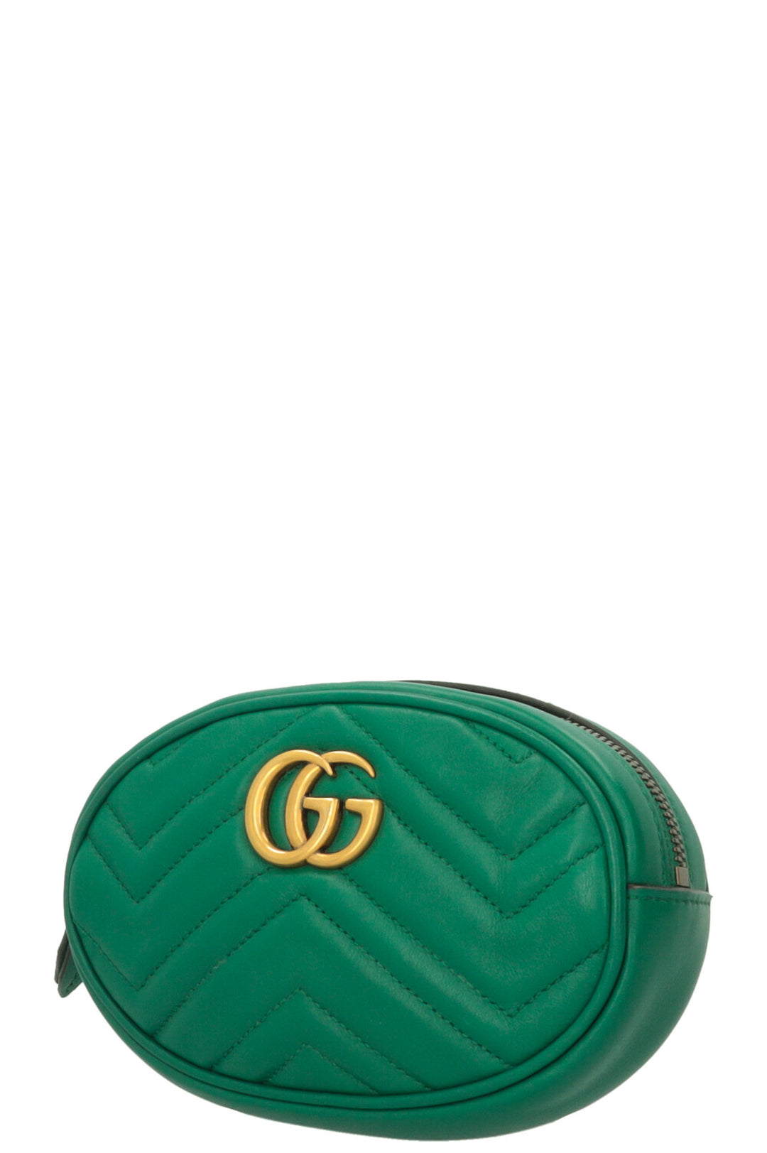 GUCCI GG Marmont Belt Bag Green