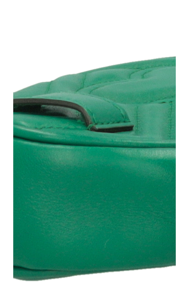 GUCCI GG Marmont Belt Bag Green