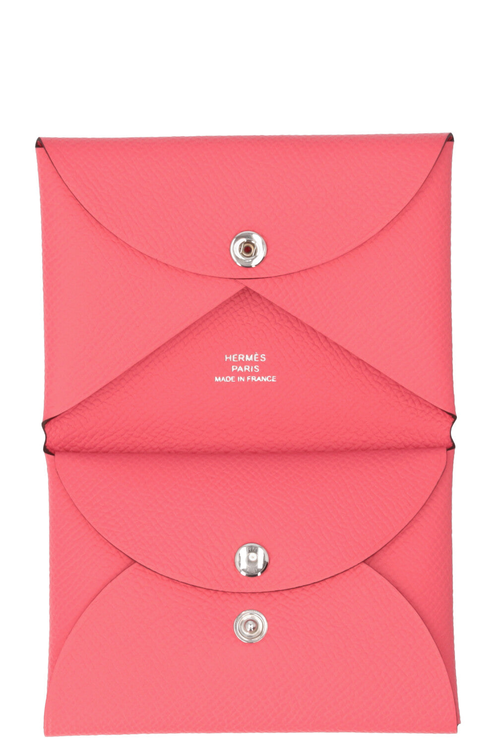 HERMÈS Calvi Duo Compact Wallet Rose Azalée – REAWAKE