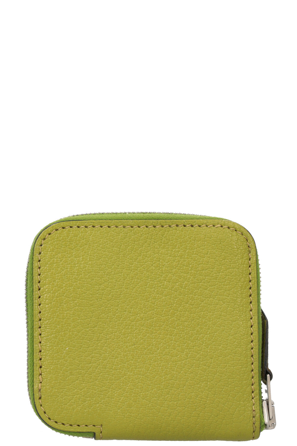 HERMÈS Coin Wallet Chèvre Green