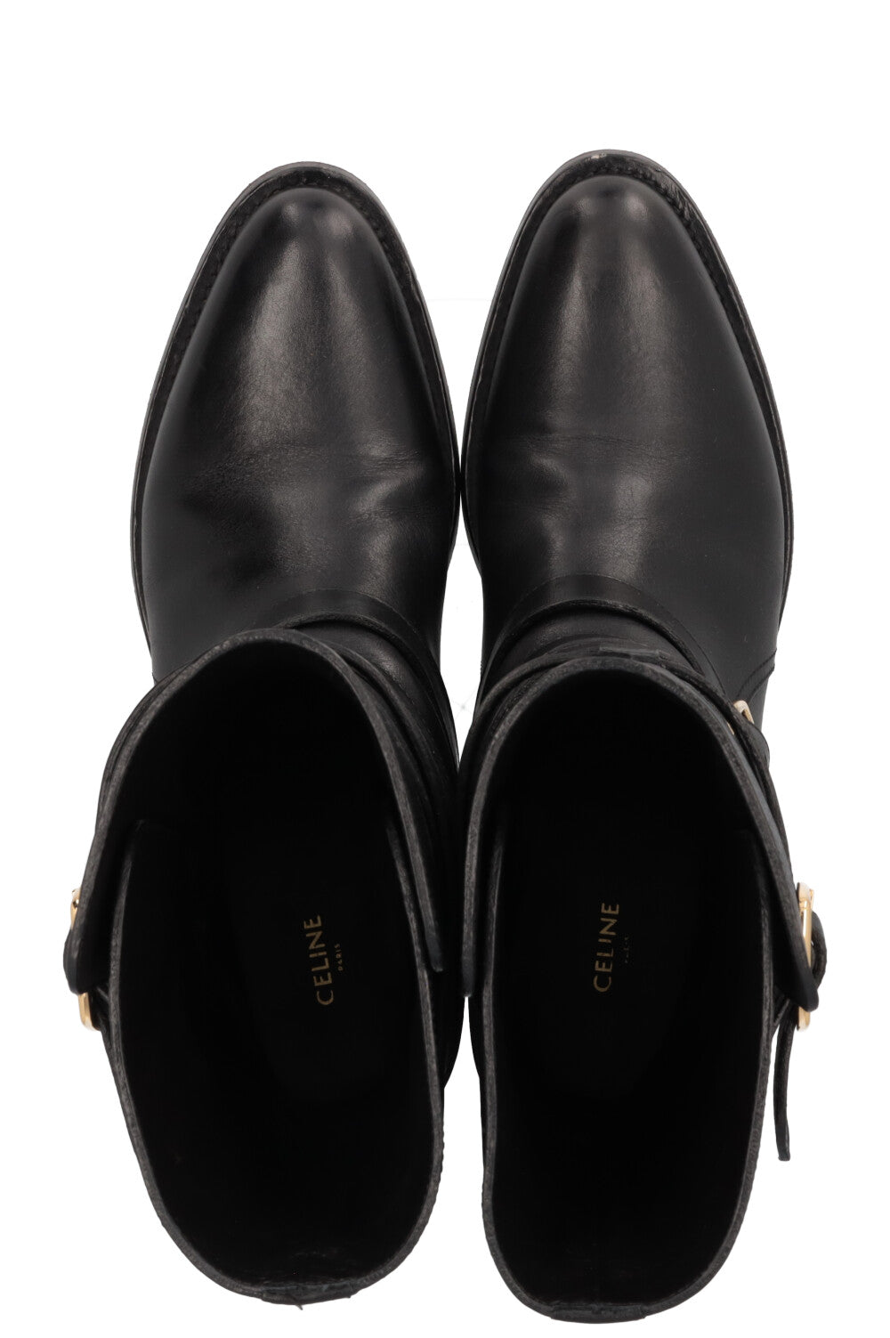 Bottes Lyra CELINE en cuir noir