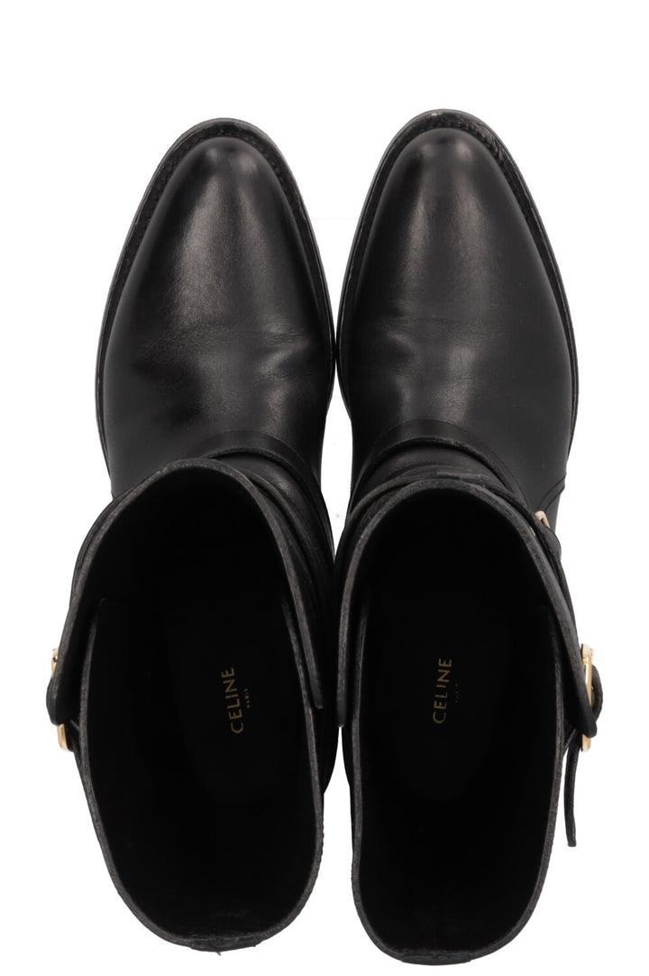 Bottes Lyra CELINE en cuir noir