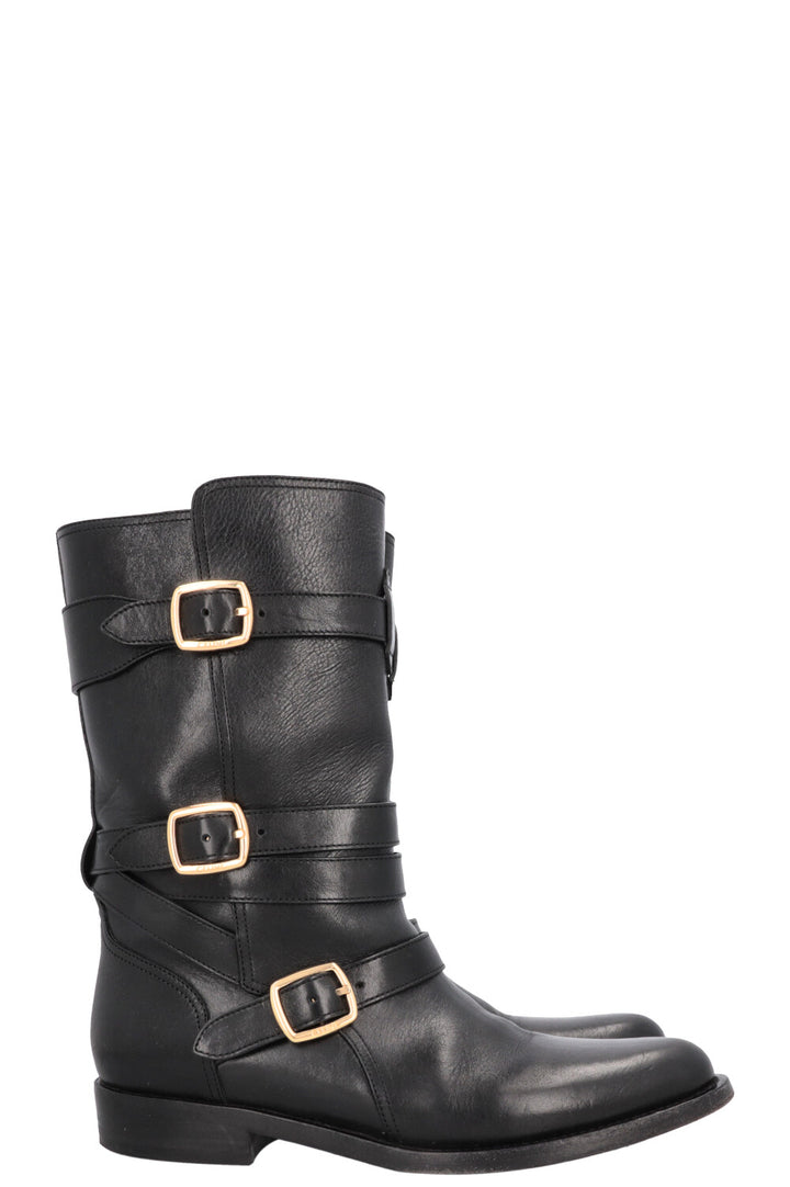 Bottes Lyra CELINE en cuir noir