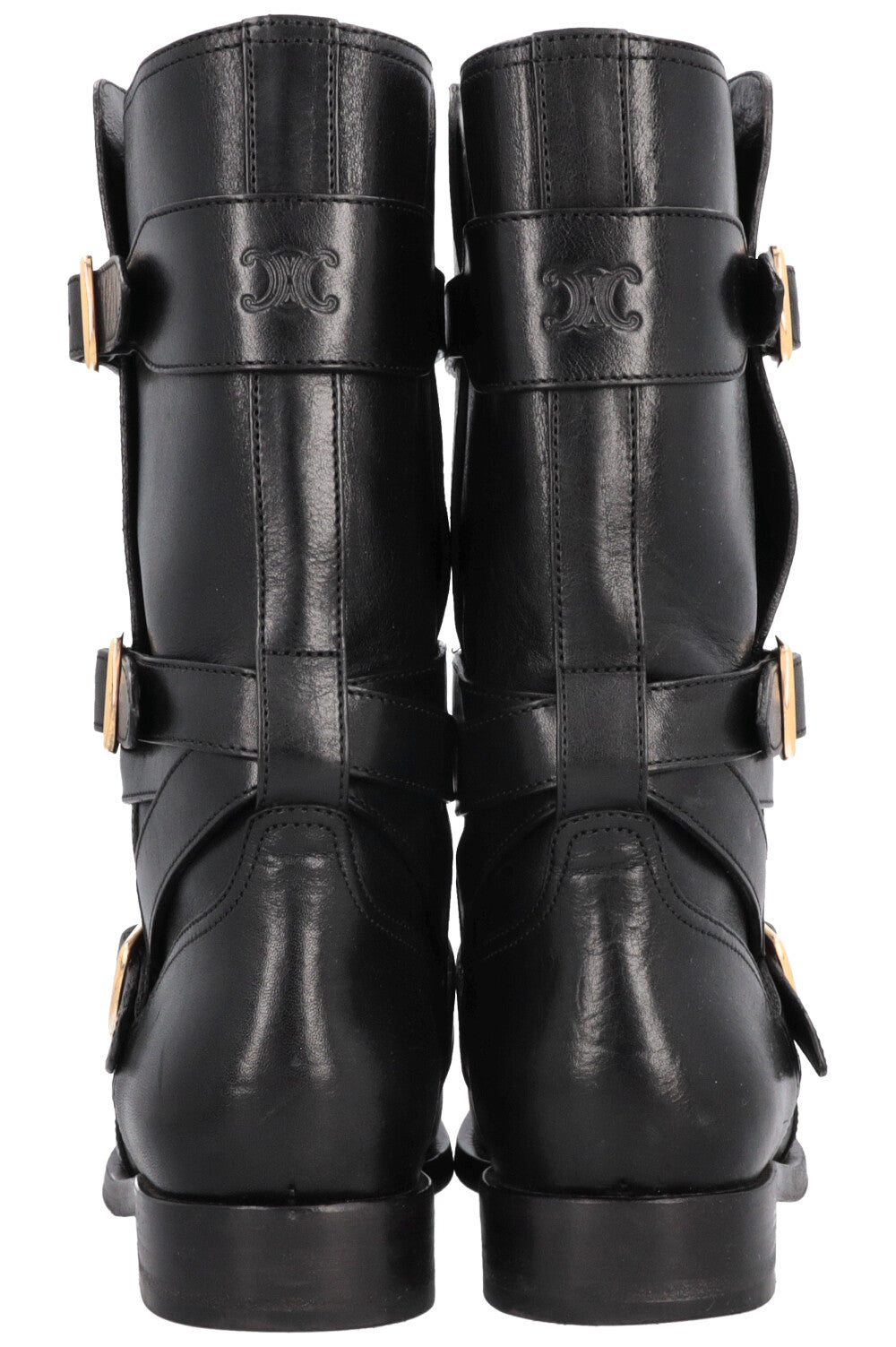 Bottes Lyra CELINE en cuir noir