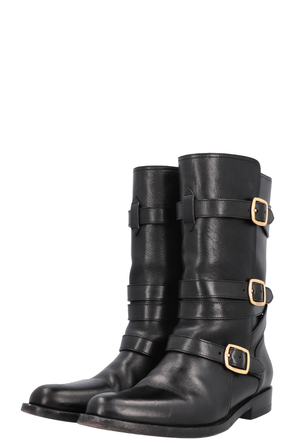 Bottes Lyra CELINE en cuir noir