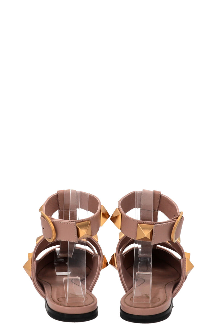 VALENTINO Roman Stud Flats Nude