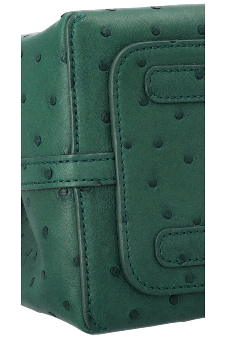 LORO PIANA Micro Bale Bag Green Ostrich