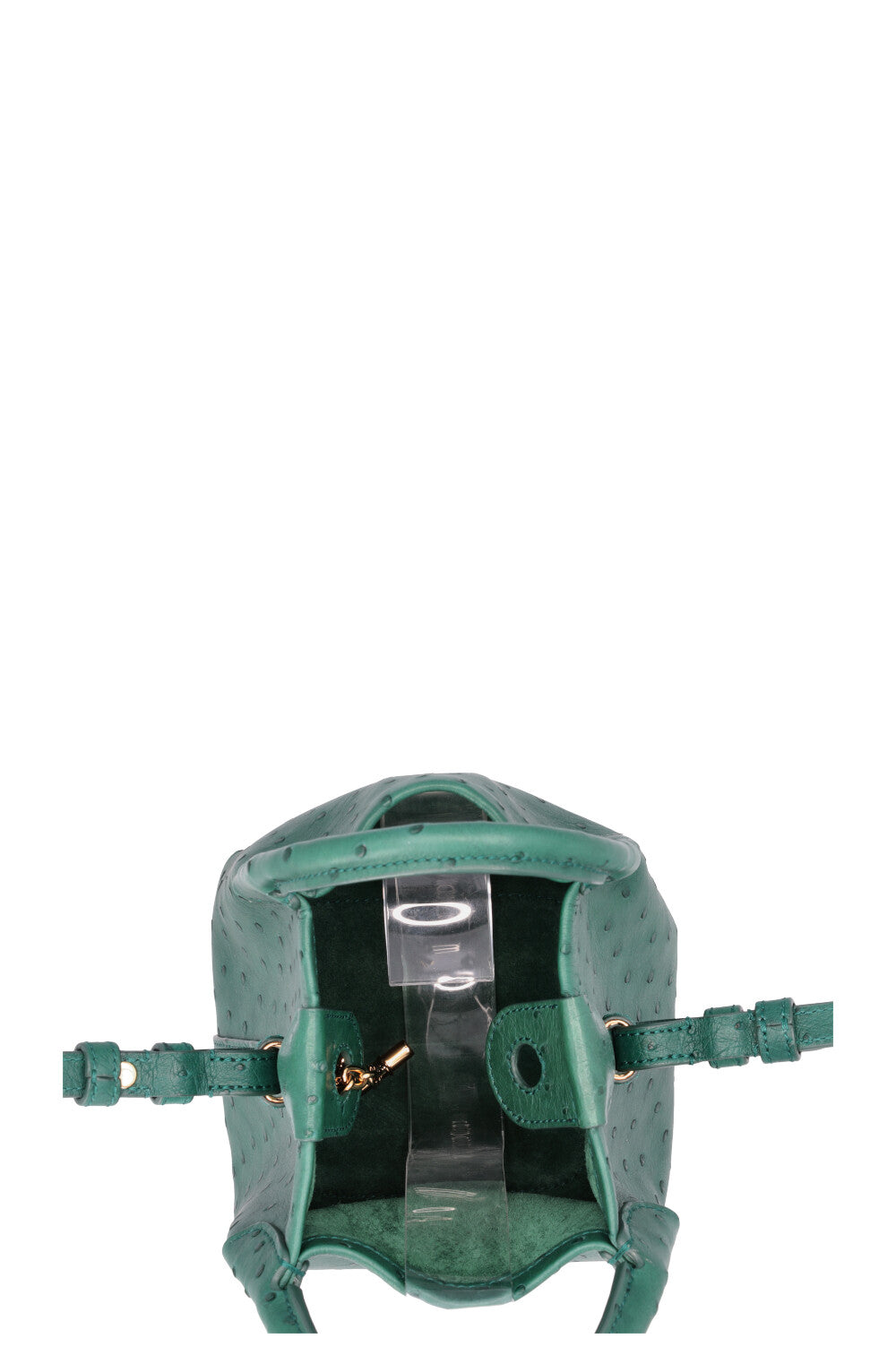 LORO PIANA Micro Bale Bag Green Ostrich