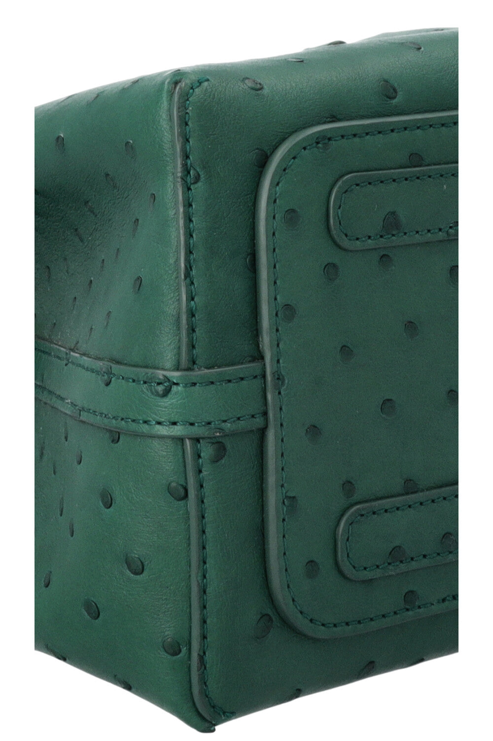 LORO PIANA Micro Bale Bag Green Ostrich