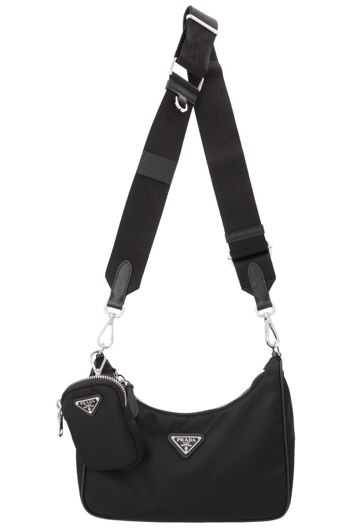 PRADA Re-Edition Nylon Crossbody Bag Black
