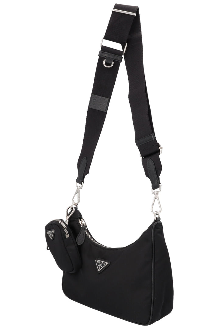 PRADA Re-Edition Nylon Crossbody Bag Black